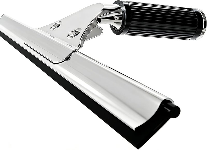 MRDARENSU 14-inch Squeegee for Shower Glass & Window Cleaning, Professional Stainless Steel Squeegee with Durable Handle for Streak-Free Glass, Mirror, Tile & All Smooth Surfaces - Image 5